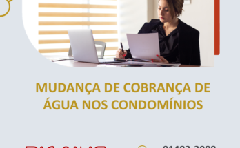 Mudança de cobrança de água nos condomínios